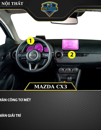 DÁN PPF NỘI THẤT XE MAZDA CX3