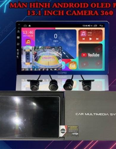 Màn hình Android OLEDPro 13.1inch tích hợp Camera 360