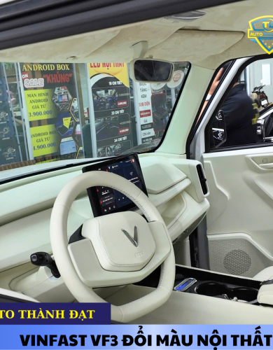 VINFAST VF3 ĐỔI MÀU NỘI THẤT