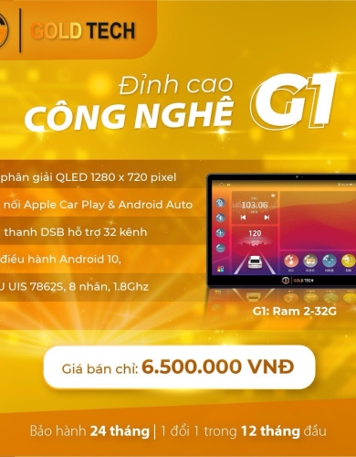 Màn hình DVD Goldtech G1