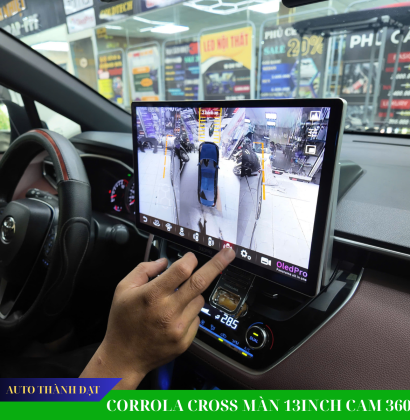 COROLLA CROSS LẮP MÀN HÌNH OLED KÈM CAM 360