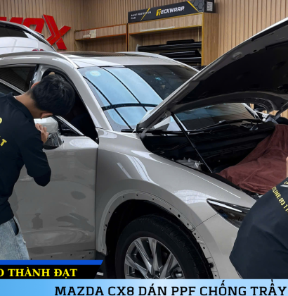 MAZDA CX8 DÁN PPF BẢO VỆ SƠN
