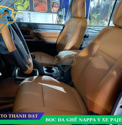 BỌC DA GHẾ XE PAJERO