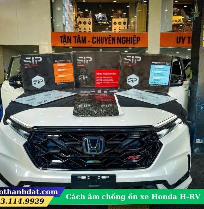 Cách âm chống ồn xe Honda H-RV