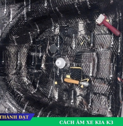 cách âm chống ồn xe KIA K3