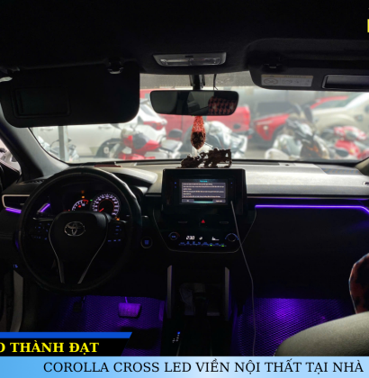 TOYOTA COROLLA CROSS LẮP LED VIỀN NỘI THẤT