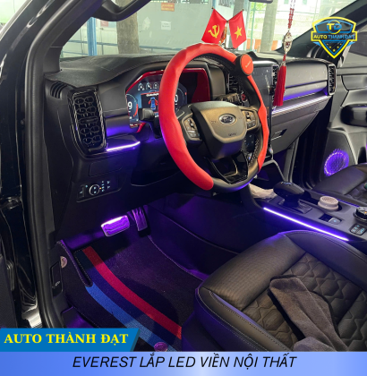 FORD EVEREST 2024 LẮP LED VIỀN NỘI THẤT