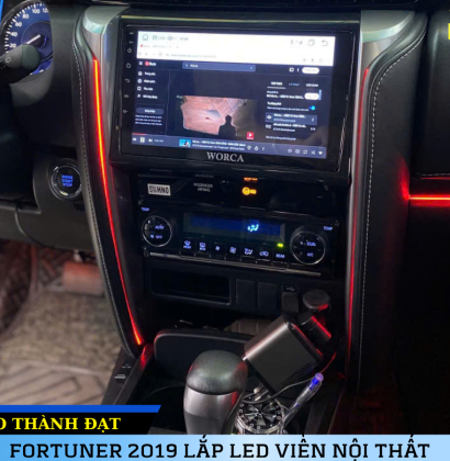 FORTUNER 2019 LẮP LED VIỀN NỘI THẤT
