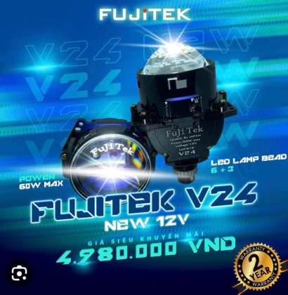 Fujitek V24 - Đèn Bi LED Fujitek V24