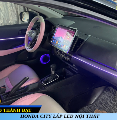 HONDA CITY LẮP LED NỘI THẤT