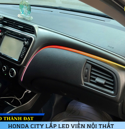 HONDA CITY LẮP LED VIỀN NỘI THẤT