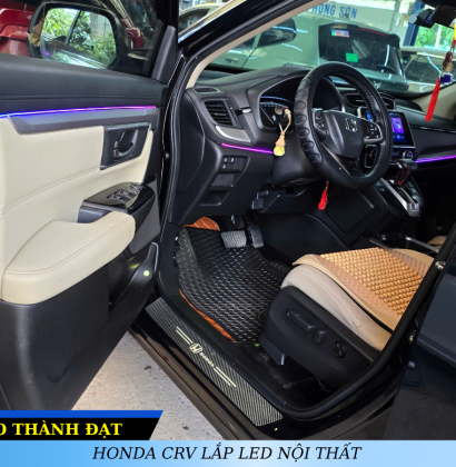 HONDA CRV LẮP LED NỘI THẤT