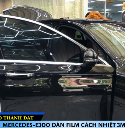 MERCEDES-E300 DÁN FILM CÁCH NHIỆT 3M CRYSTALLINE