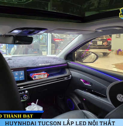 HUYNHDAI TUCSON LẮP LED NỘI THẤT