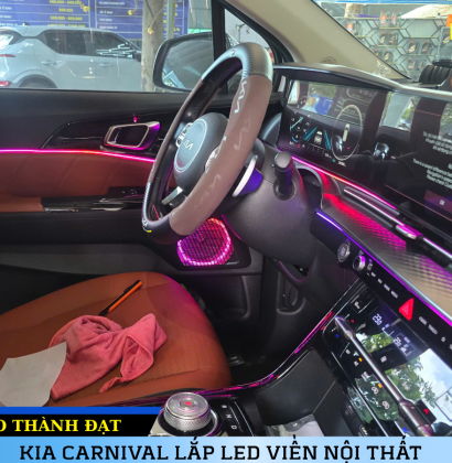 KIA CARNIVAL 2024 LẮP LED VIỀN NỘI THẤT