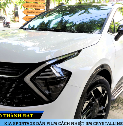 KIA SPORTAGE DÁN FILM CÁCH NHIỆT 3M CRYSTALLINE