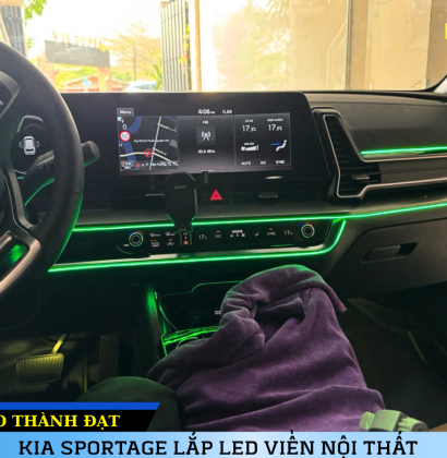 KIA SPORTAGE LẮP LED VIỀN NỘI THẤT