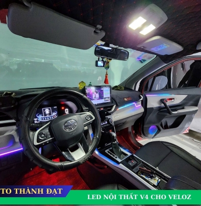 LED NỘI THẤT XE VELOZ TẠI NHÀ