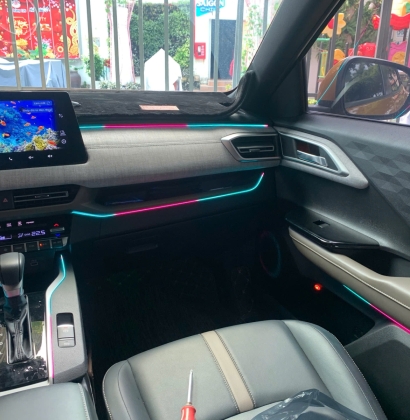 led viền nội thất 26 chi tiết cho xforce 2025