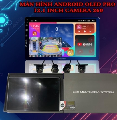 Màn hình Android OLEDPro 13.1inch tích hợp Camera 360