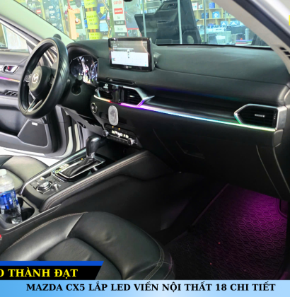 MAZDA CX5 LẮP LED VIỀN NỘI THẤT 18 CHI TIẾT