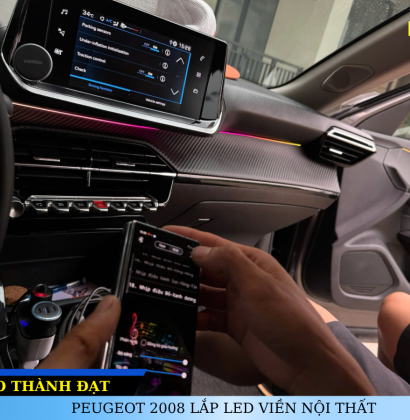 PEUGEOT 2008 LẮP LED VIỀN NỘI THẤT