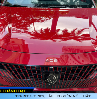 PEUGEOT 408 GT LẮP LED VIỀN NỘI THẤT