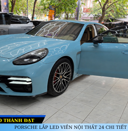PORSCHE LẮP LED VIỀN NỘI THẤT 24 CHI TIẾT