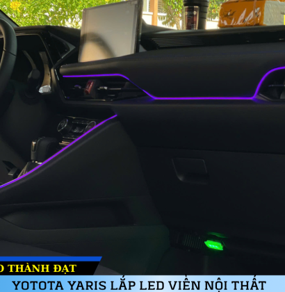 TOYOTA YARIS LẮP LED VIỀN NỘI THẤT