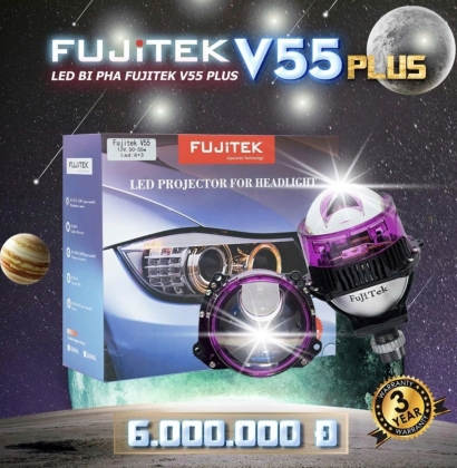 Đèn bi LED Fujitek V55 Plus