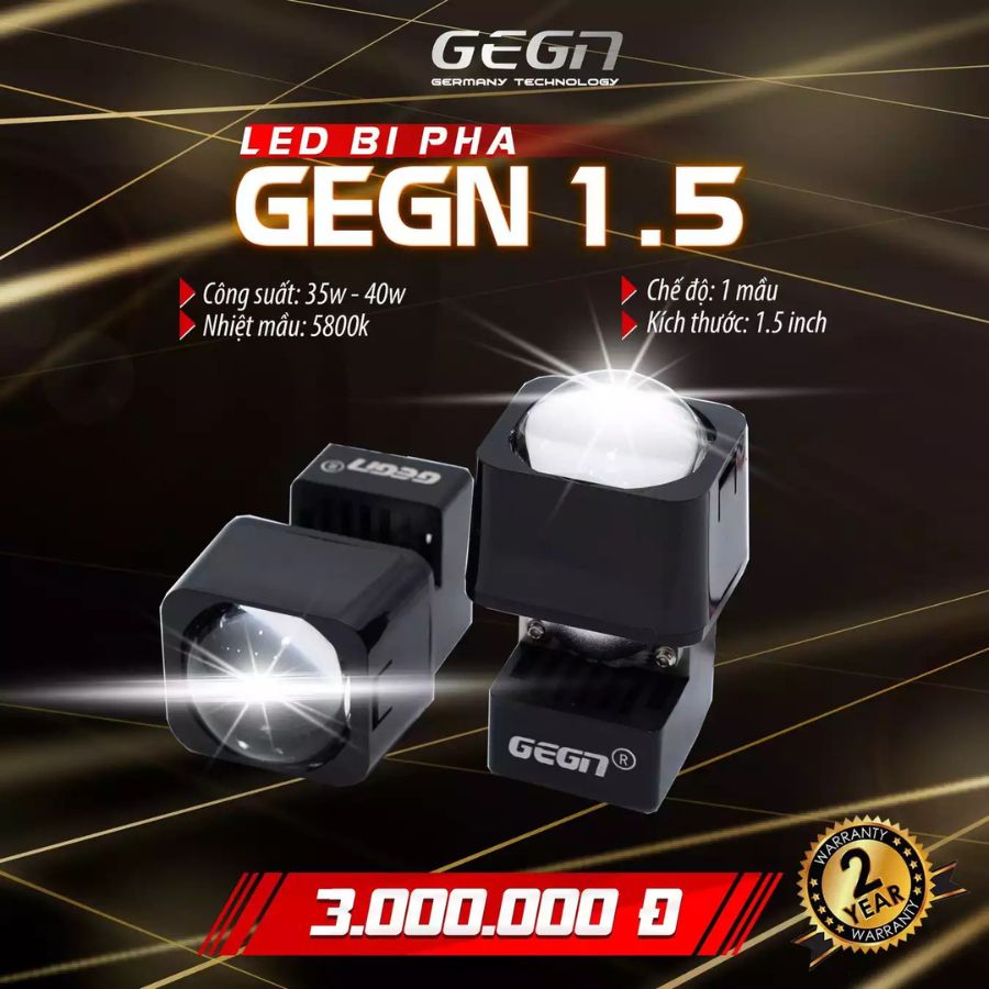 GEGN Z2 Đèn bi led mini 1.5 inch