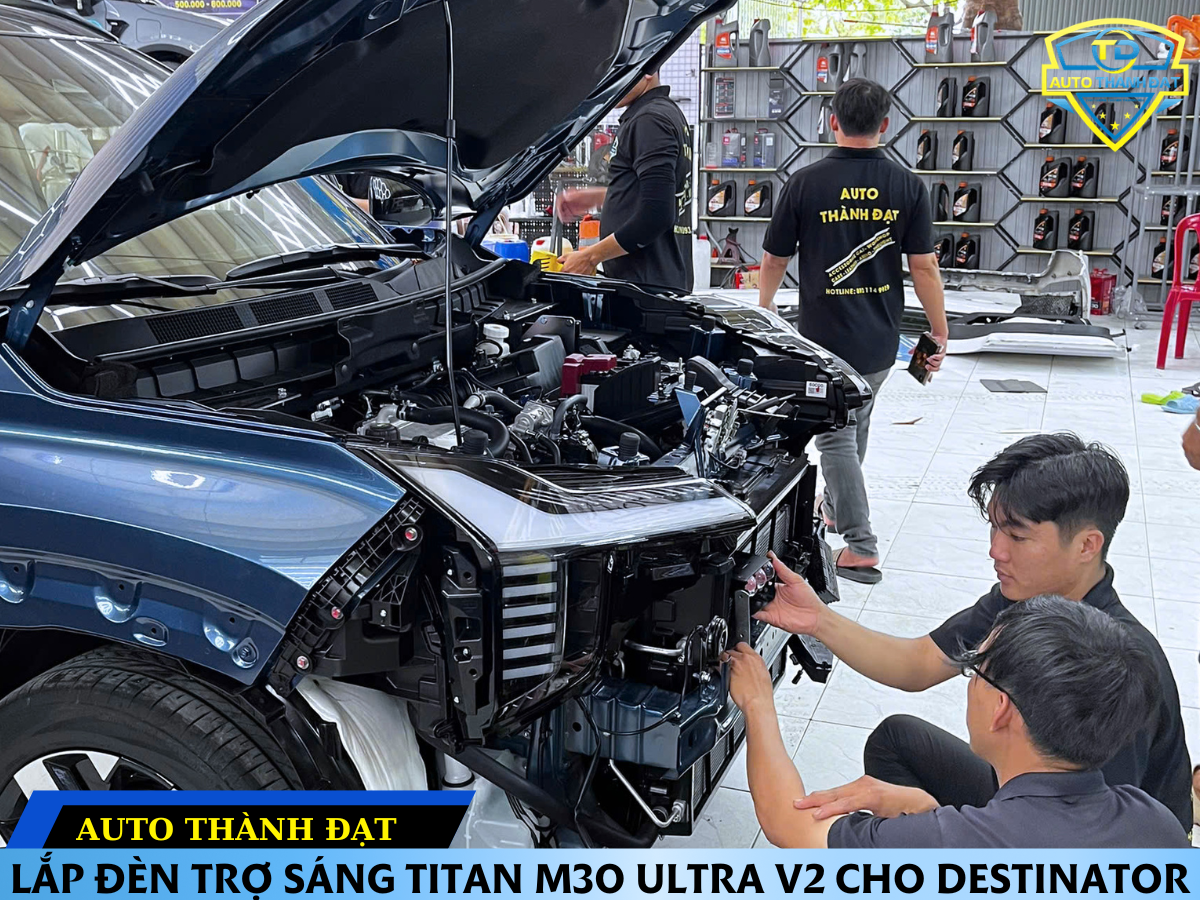 LẮP ĐÈN TRỢ SÁNG TITAN M30 ULTRA V2 CHO DESTINATOR