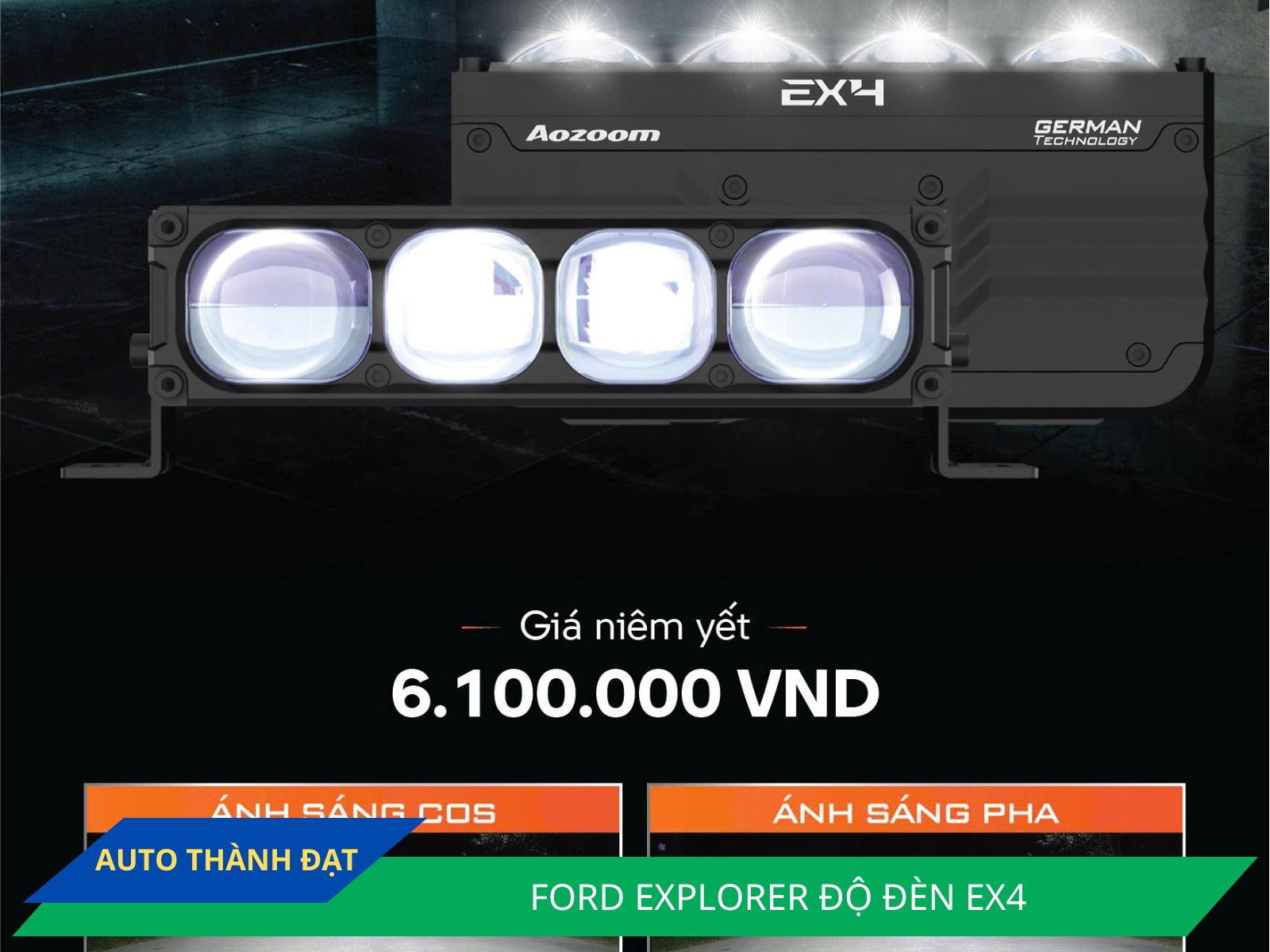 FORD EXPLORER ĐỘ ĐÈN EX4