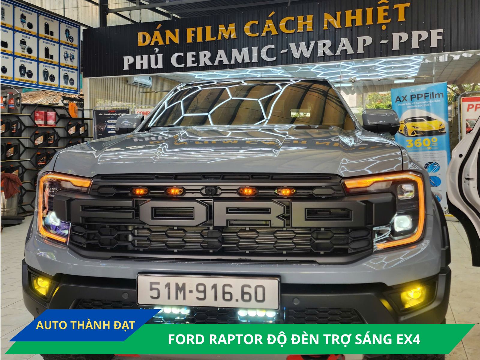 FORD RAPTOR ĐỘ ĐÈN EX4