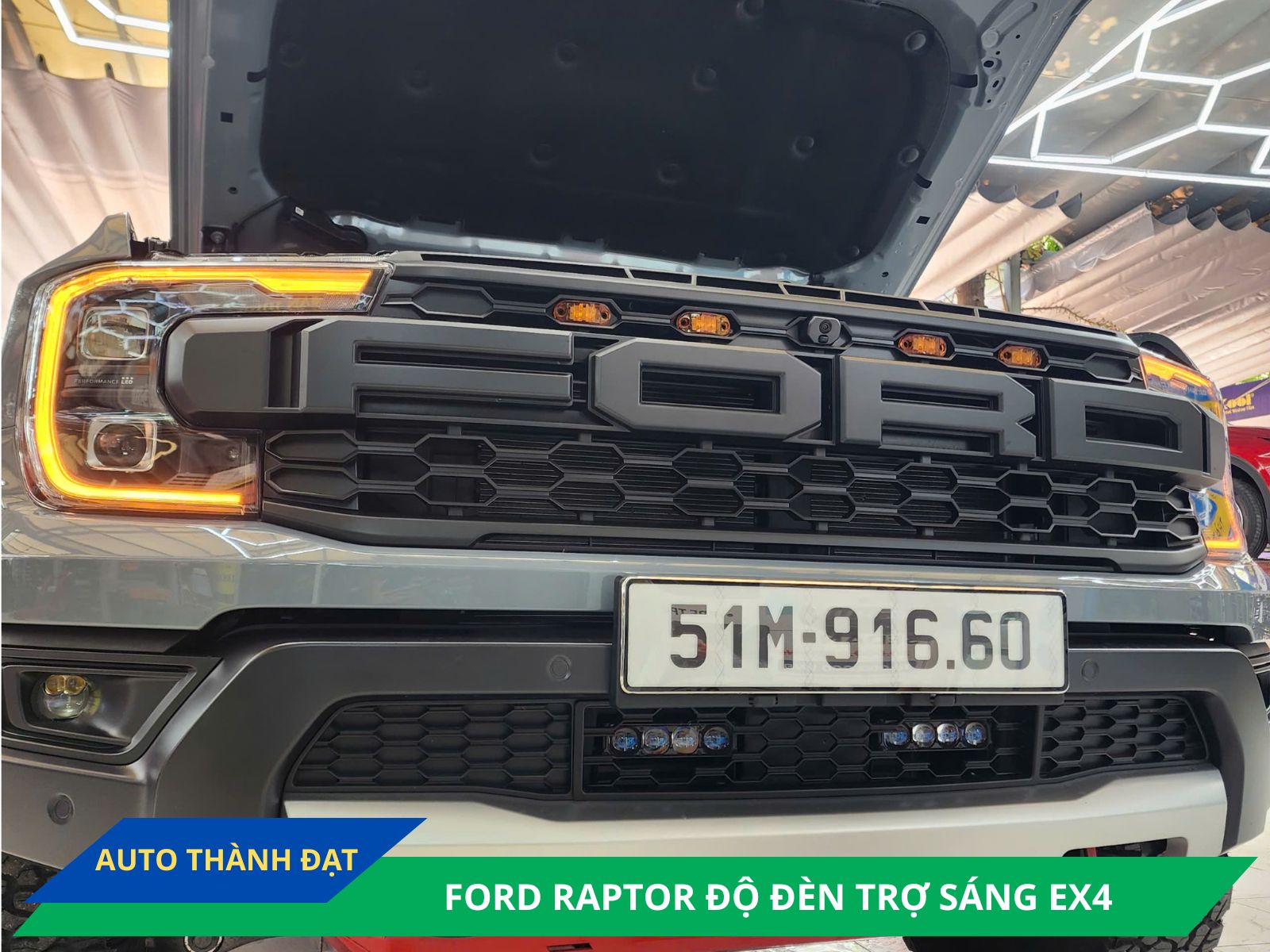 FORD RAPTOR ĐỘ ĐÈN EX4