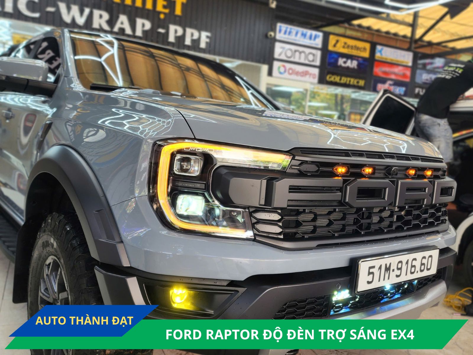FORD RAPTOR ĐỘ ĐÈN EX4