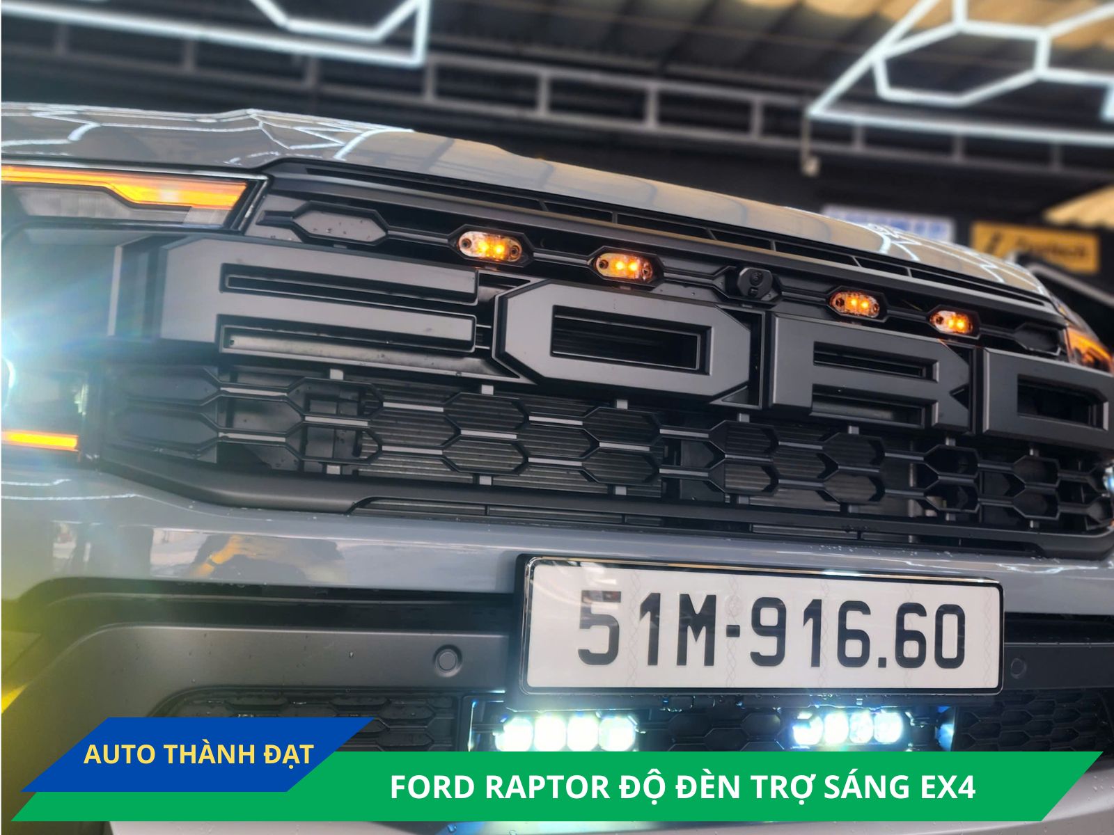FORD RAPTOR ĐỘ ĐÈN EX4