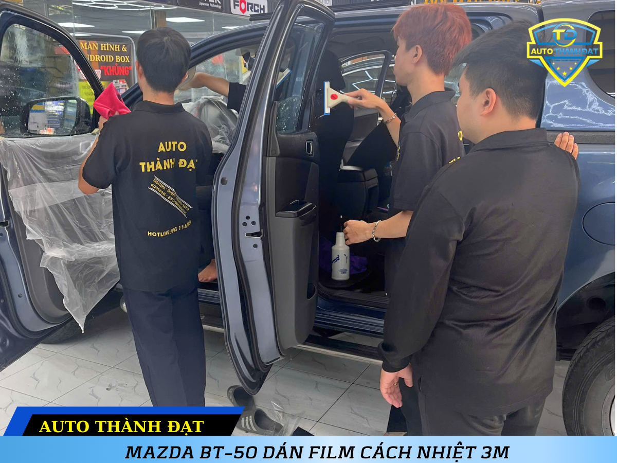 MAZDA BT-50 DÁN FILM CÁCH NHIỆT 3M