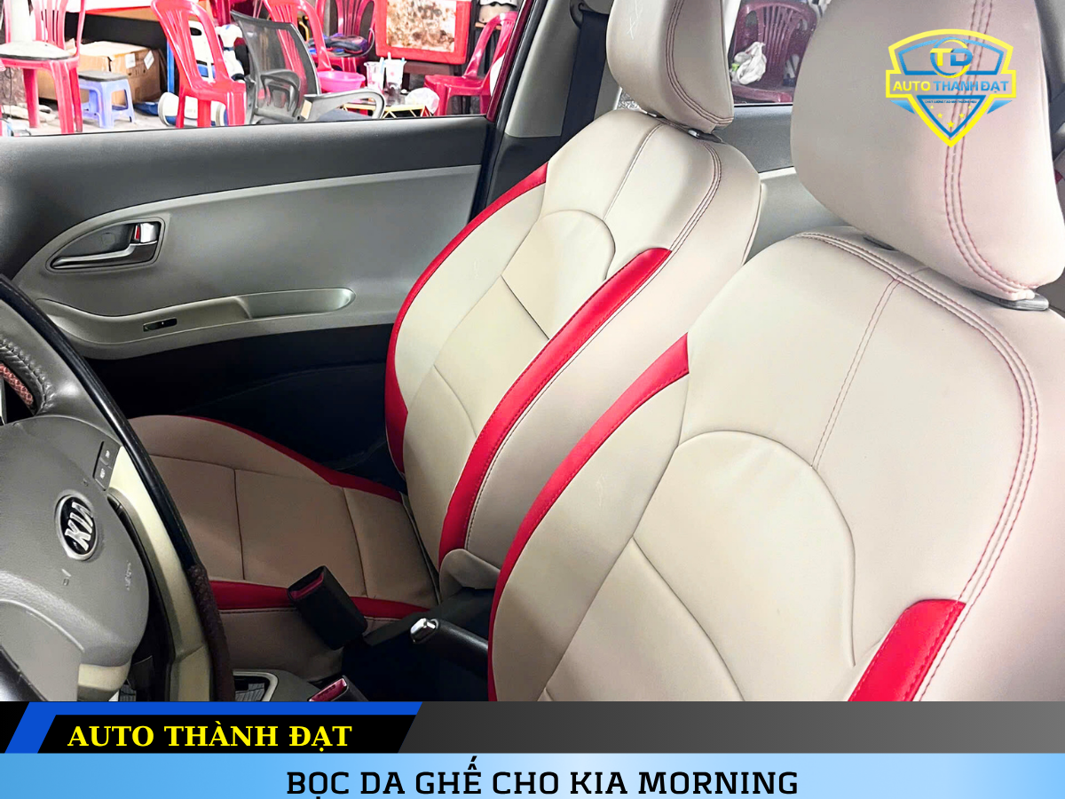 BỌC GHẾ DA KIA MORNING