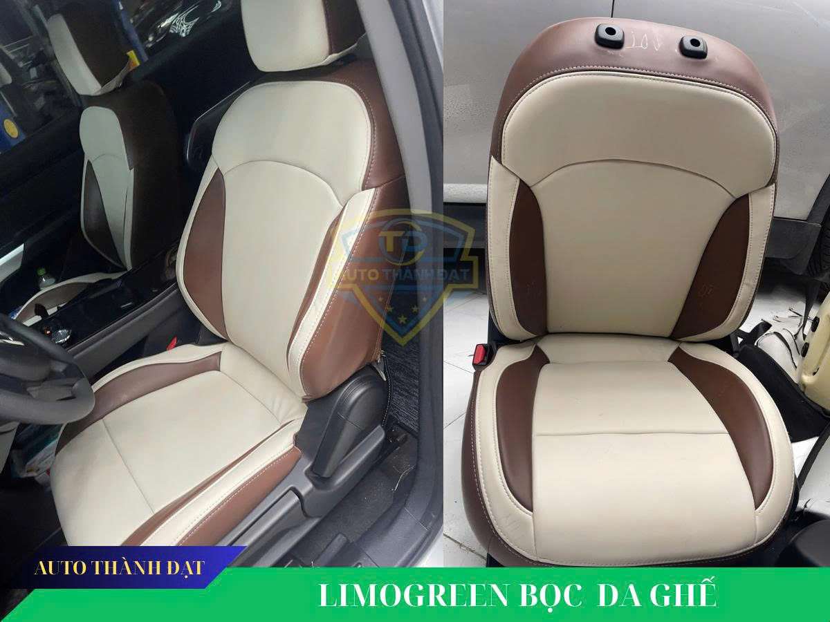 BỌC GHẾ DA LIMO GREEN