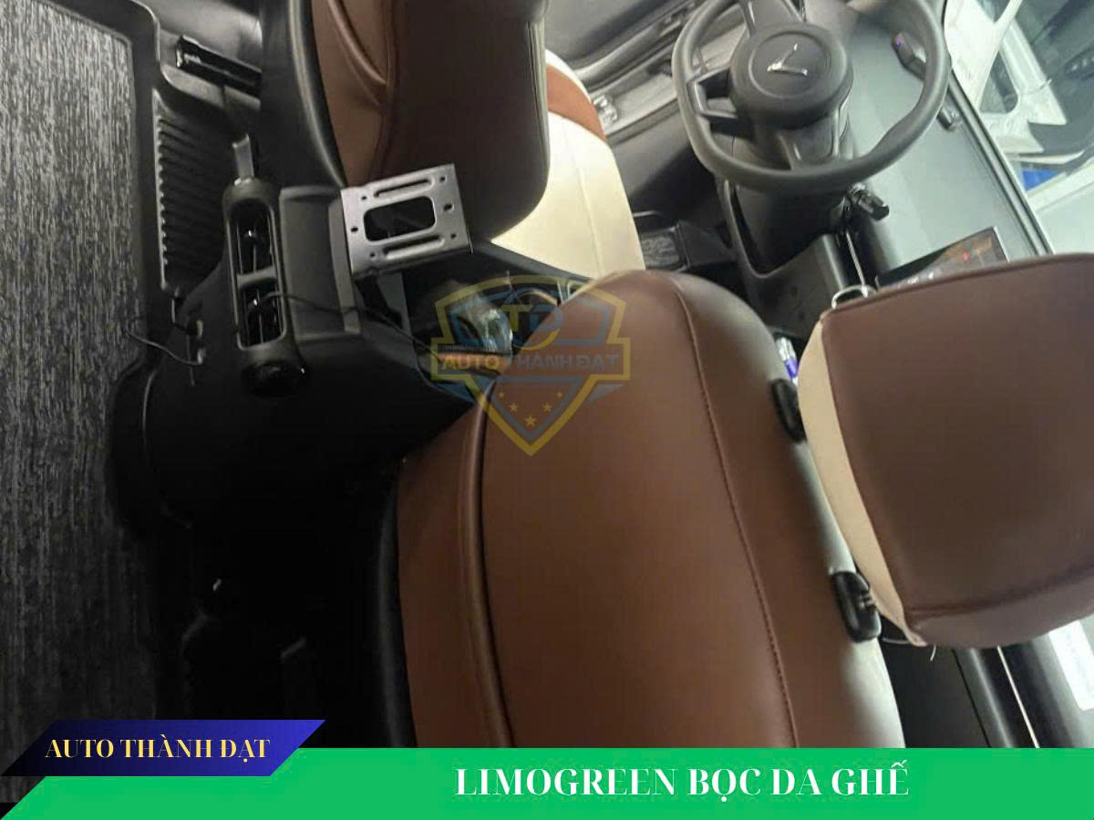 BỌC GHẾ DA LIMO GREEN