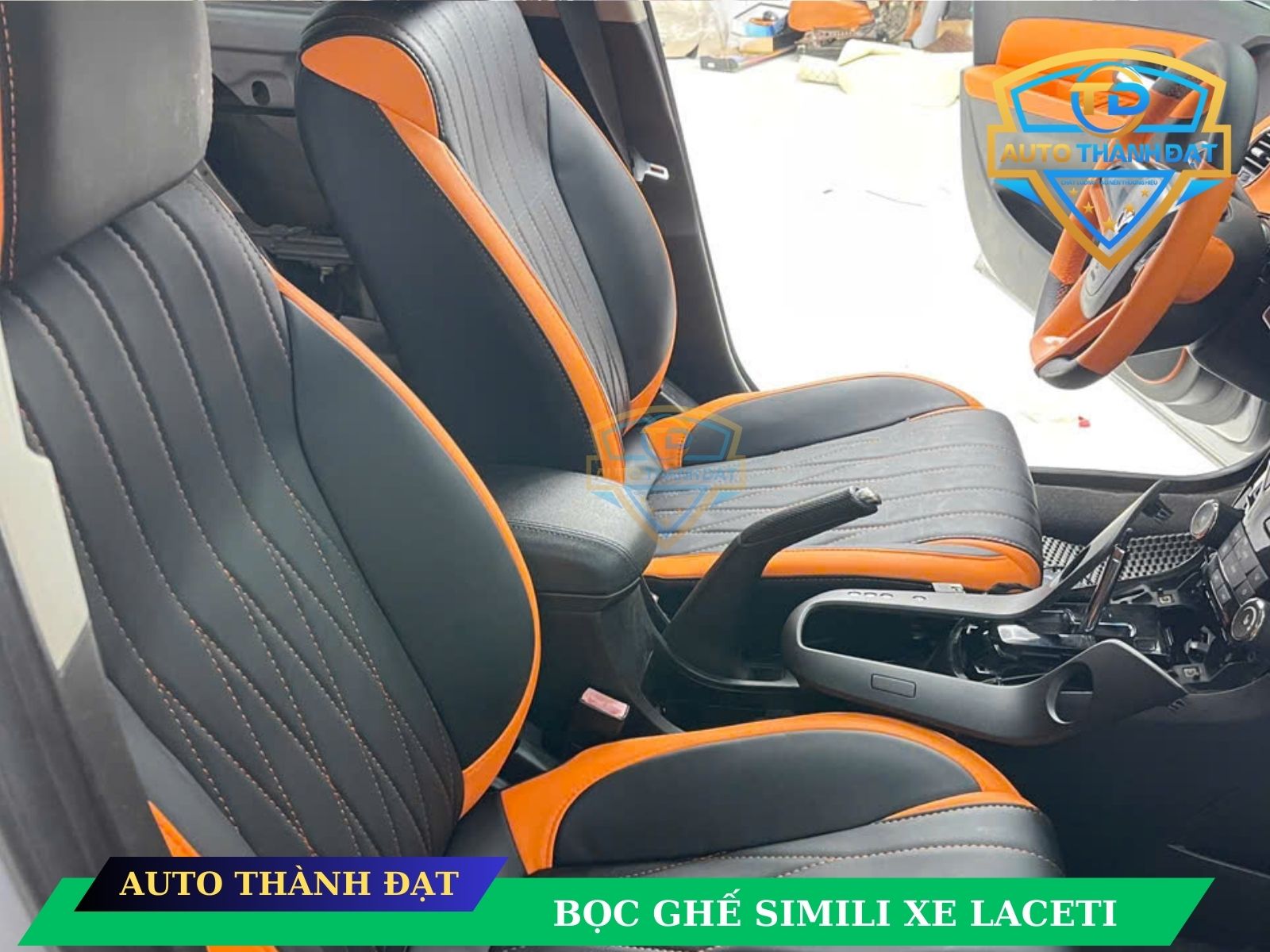 Bọc ghế simili xe laceti