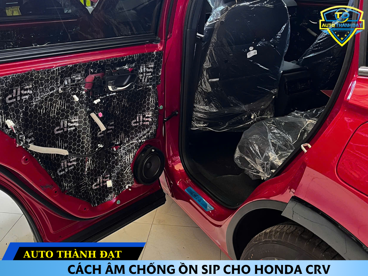 CÁCH ÂM CHỐNG ỒN SIP CHO HONDA CRV