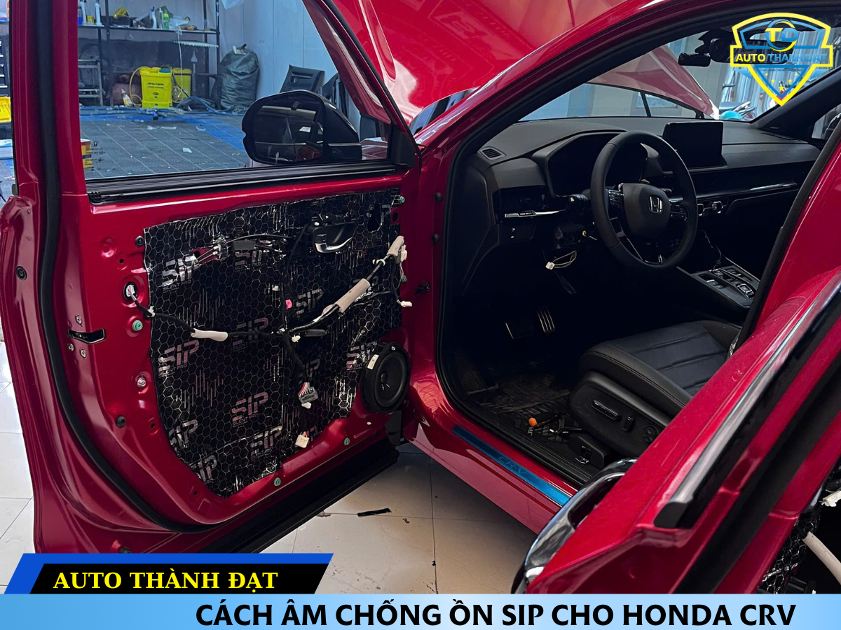 CÁCH ÂM CHỐNG ỒN SIP CHO HONDA CRV