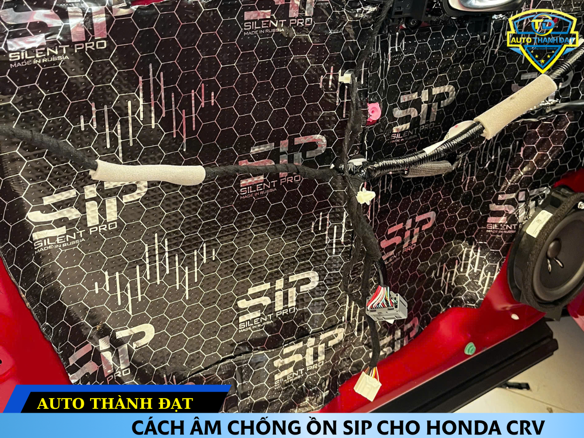 CÁCH ÂM CHỐNG ỒN SIP CHO HONDA CRV