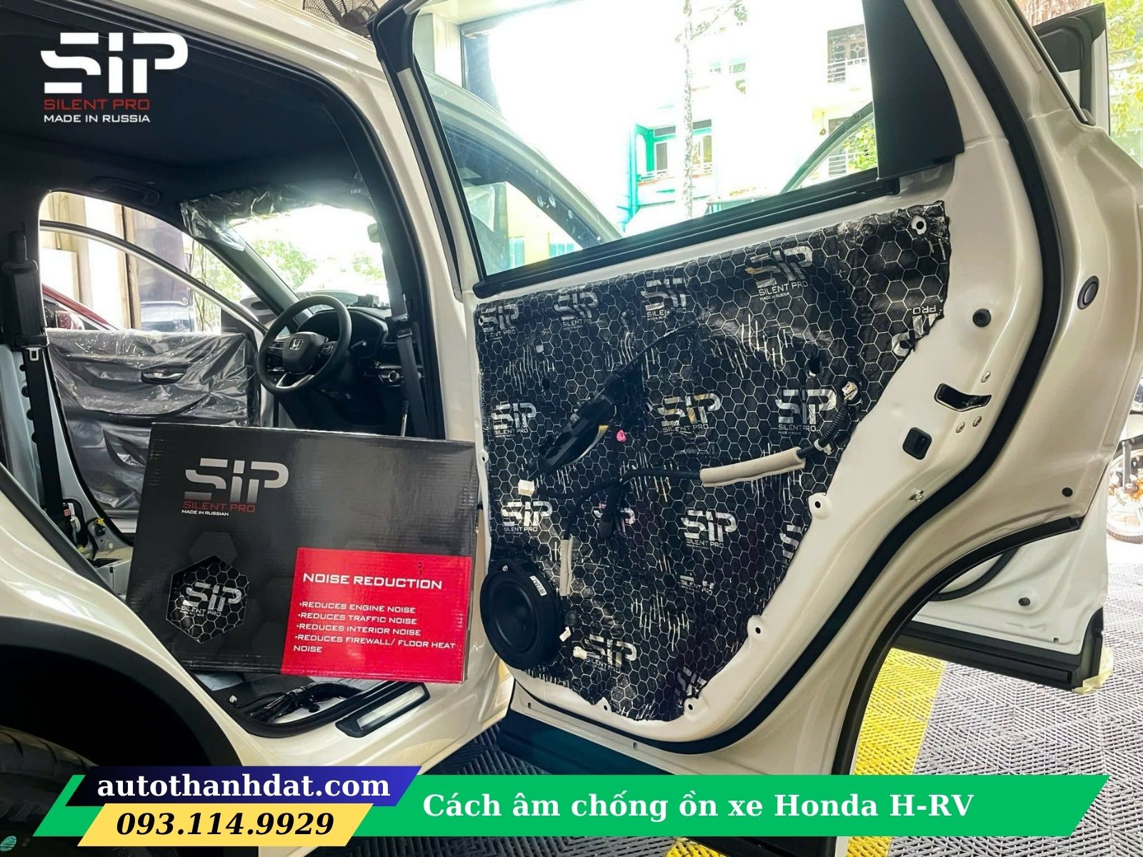 cách âm chống ồn xe Honda H-RV