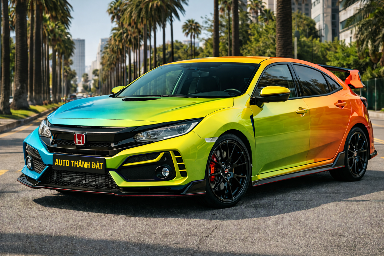 CIVIC DÁN DECAL ĐỔI MÀU