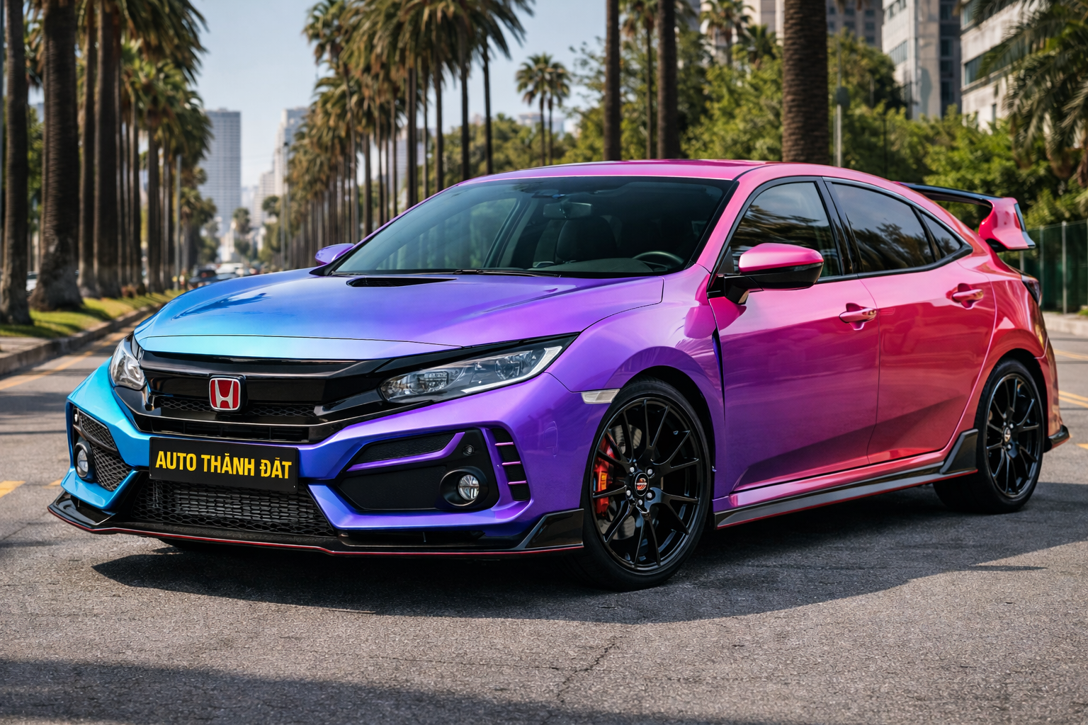 CIVIC DÁN DECAL ĐỔI MÀU