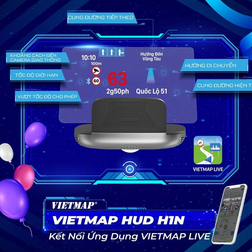 Màn hình HUD VIETMAP H1N