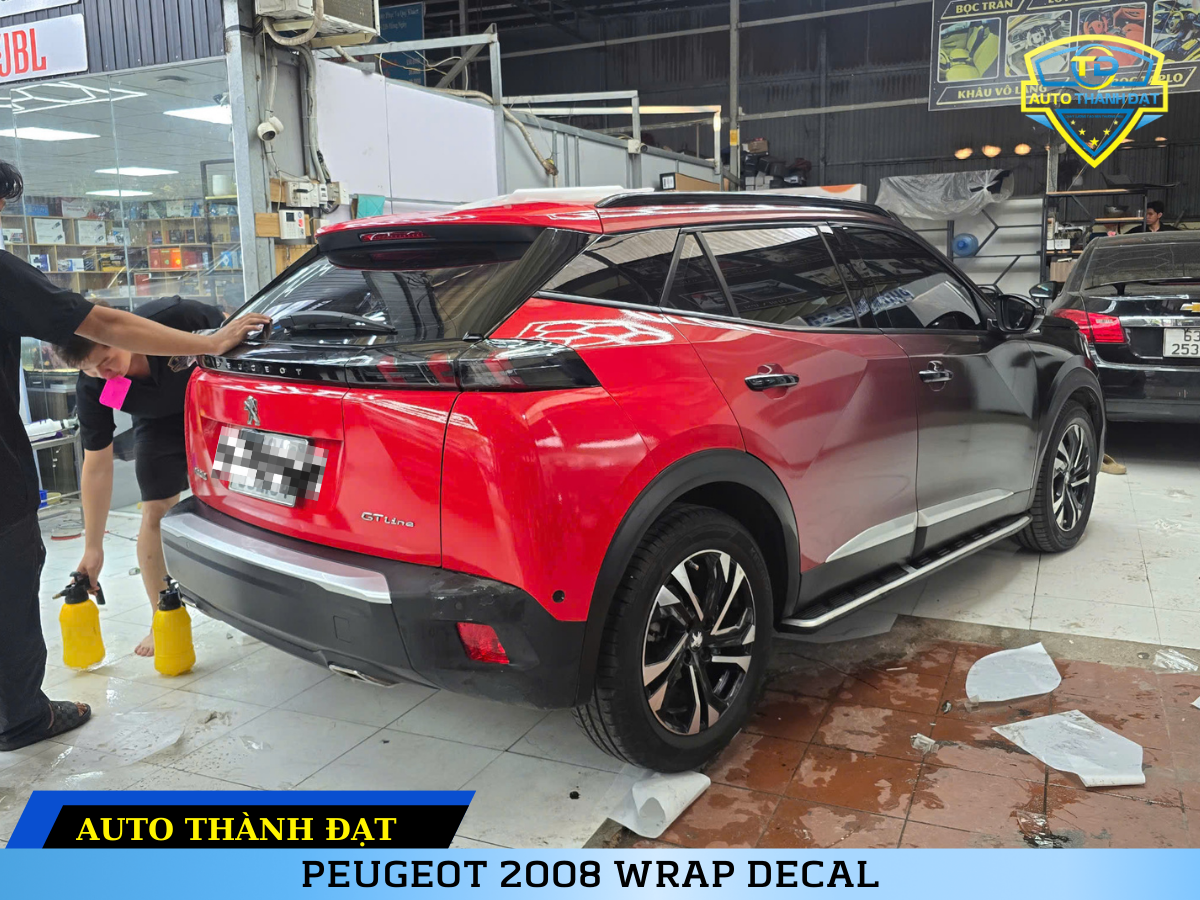 PEUGEOT 2008 DÁN DECAL ĐỔI MÀU